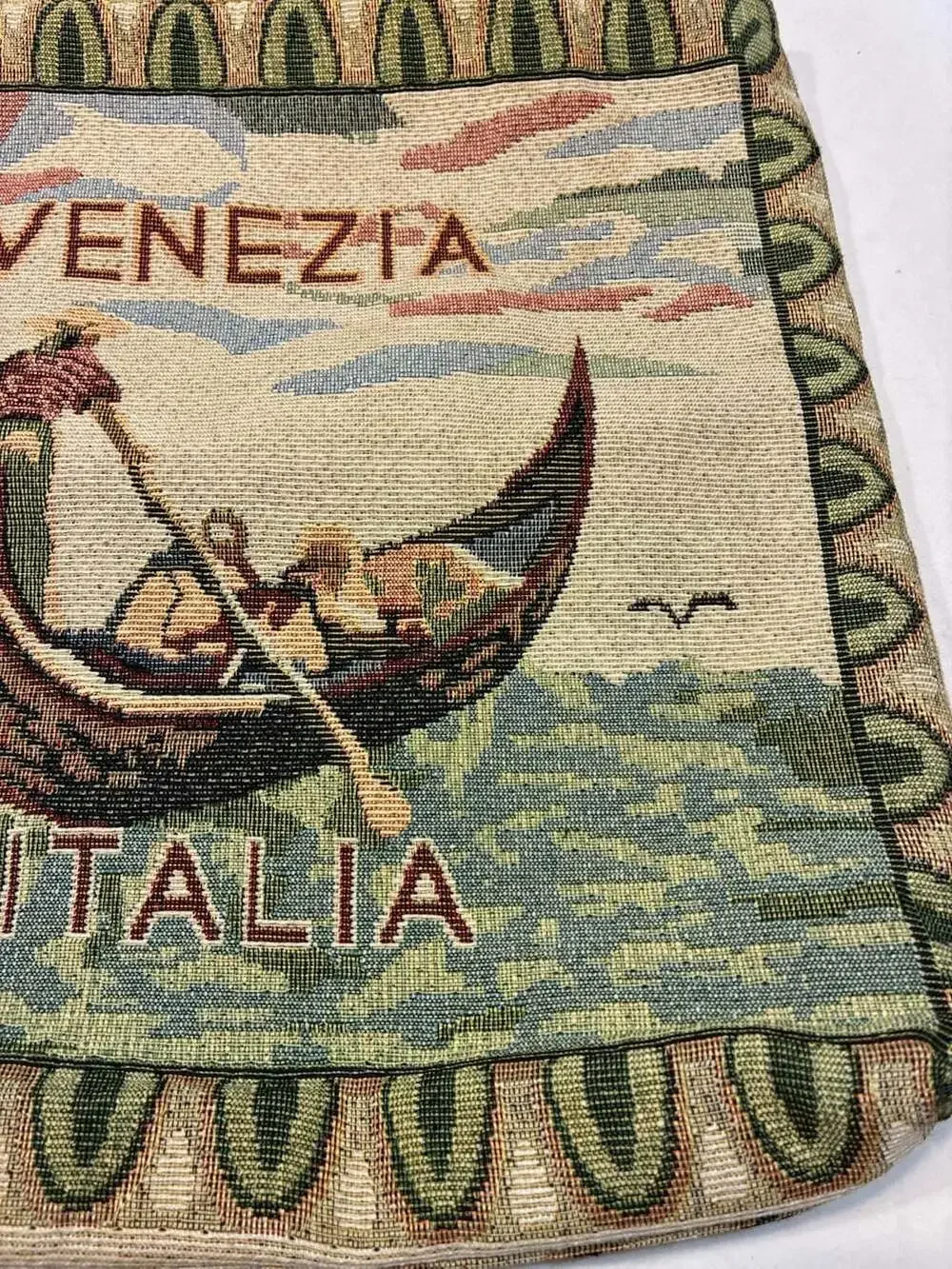 Venezia Italia Gondola Scene Tapestry Tote Bag